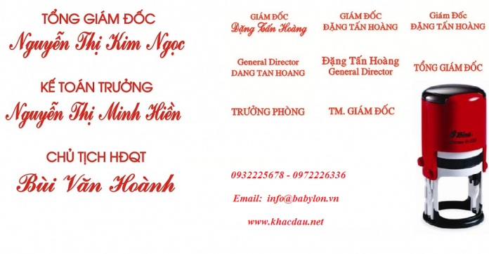 Khắc dấu tròn doanh nghiệp tại thủ đức