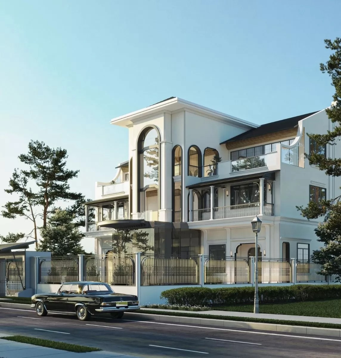 Nhà phố Indochine cao cấp