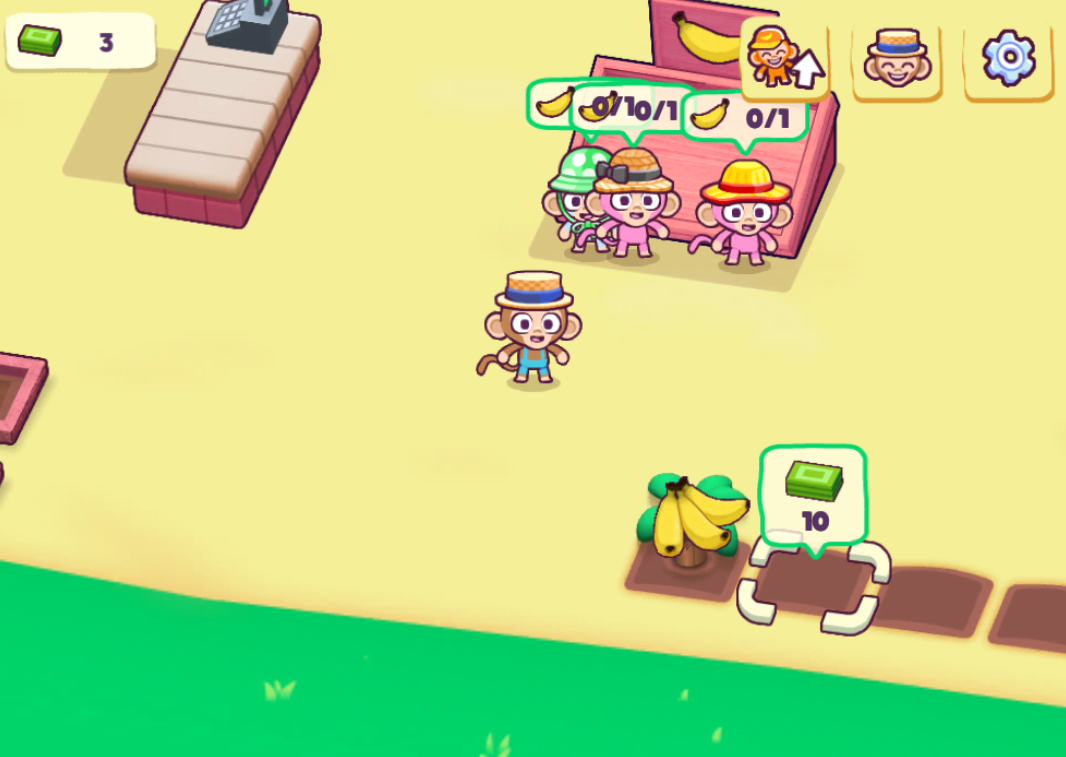 Tạo kỷ niệm gia đình với game siêu thị của khỉ con