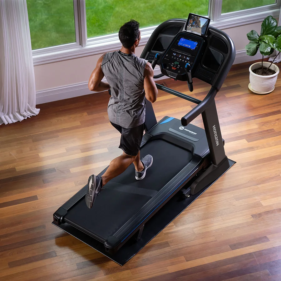 Tải trọng lớn và kết cấu chắc chắn máy chạy bộ Mỹ nhỏ gọn Horizon TR3.0