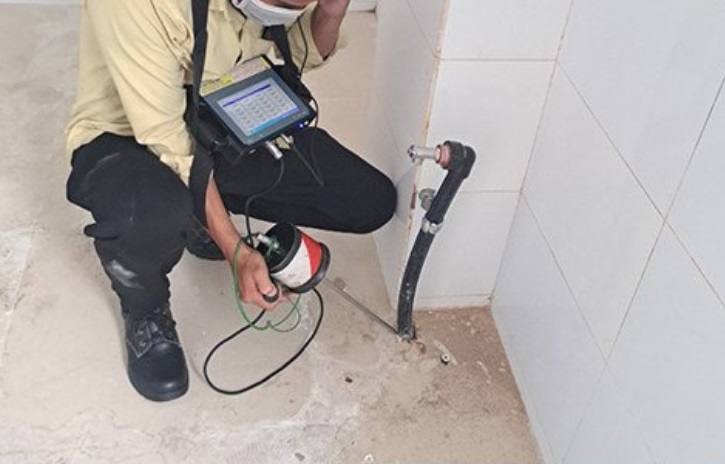 Siêu âm đường ống nước tại Thái Bình bằng thiết bị tiên tiến